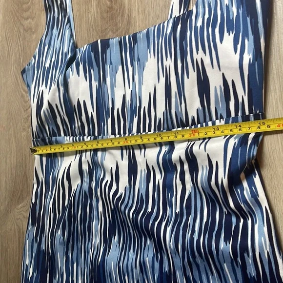 Calvin Klein Dress | Size 8 | Blue, Black & White - Picture 9 of 10